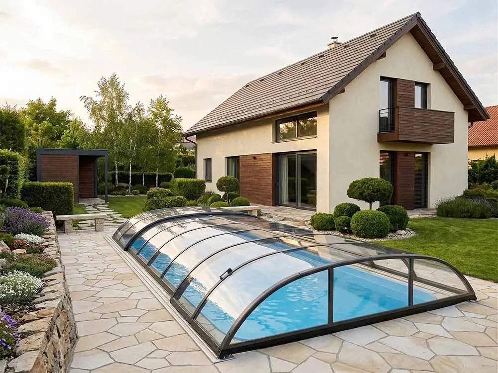 Poolüberdachung